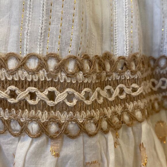 Ramy Brook Maxine Lurex Coverup Mini Dress Model Sample Sz S - Picture 10 of 16